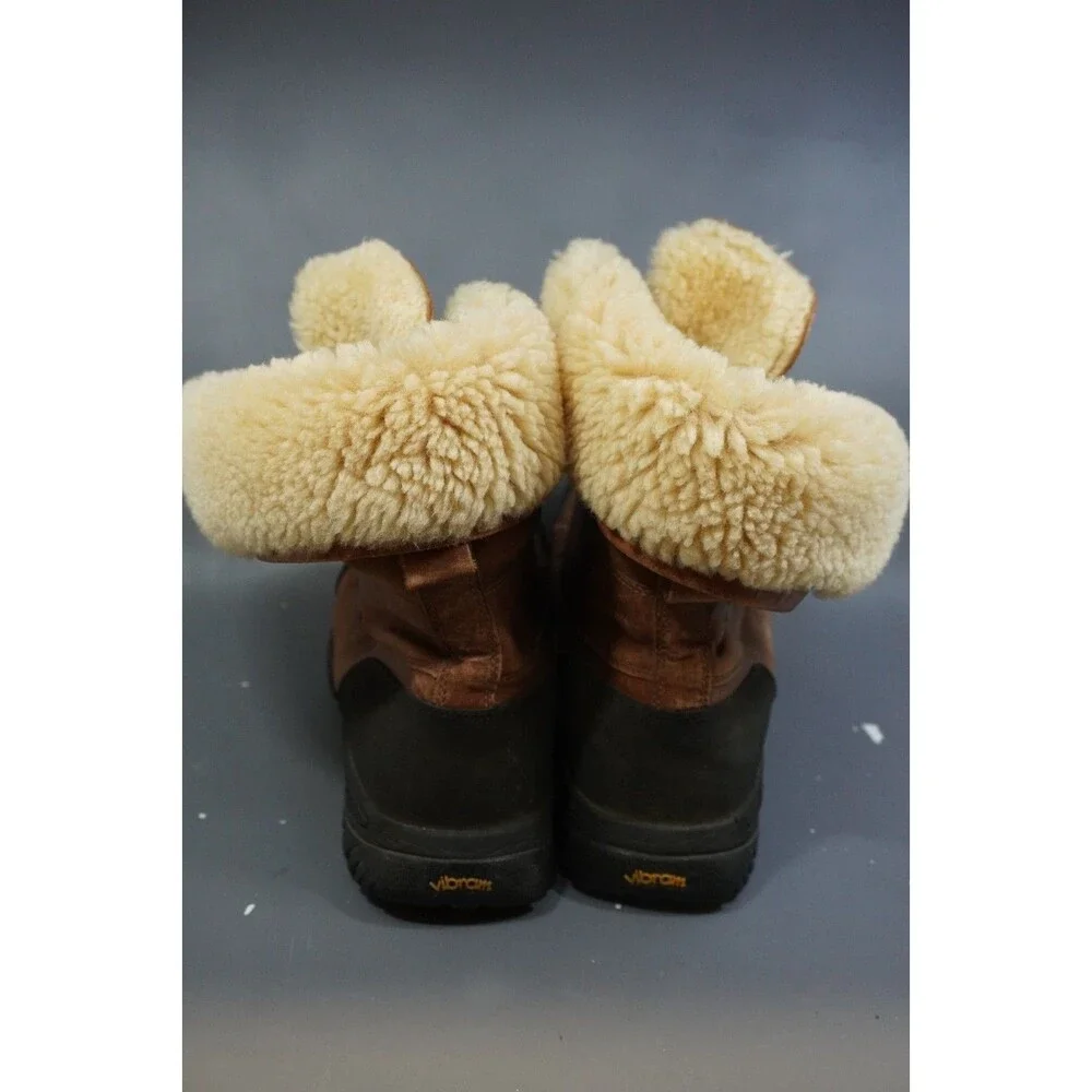 UGG Australia Butte Men's Leather Shearling Winter Snow Boots S/N 5521 Size 15 M